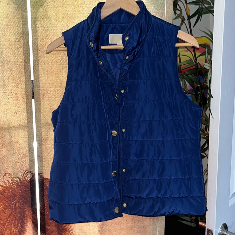 Michael Kors navy blue vest
